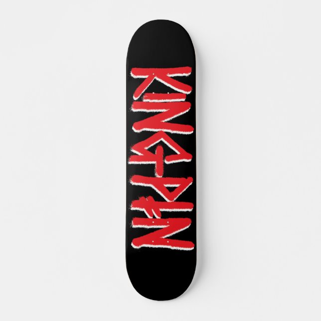 Kingpin Skate Supply Deck Deadwish Red Black (1/20)