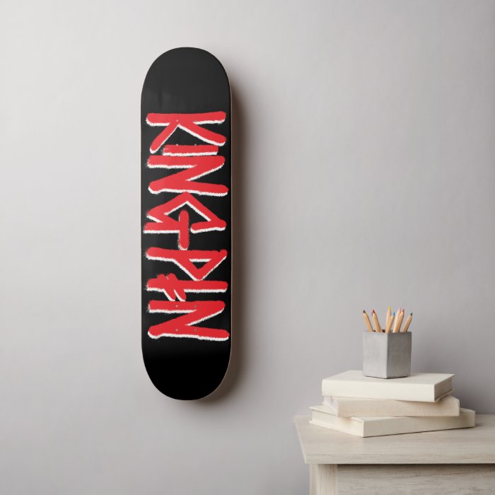Kingpin Skate Supply Deck Deadwish Red Black (1/20)