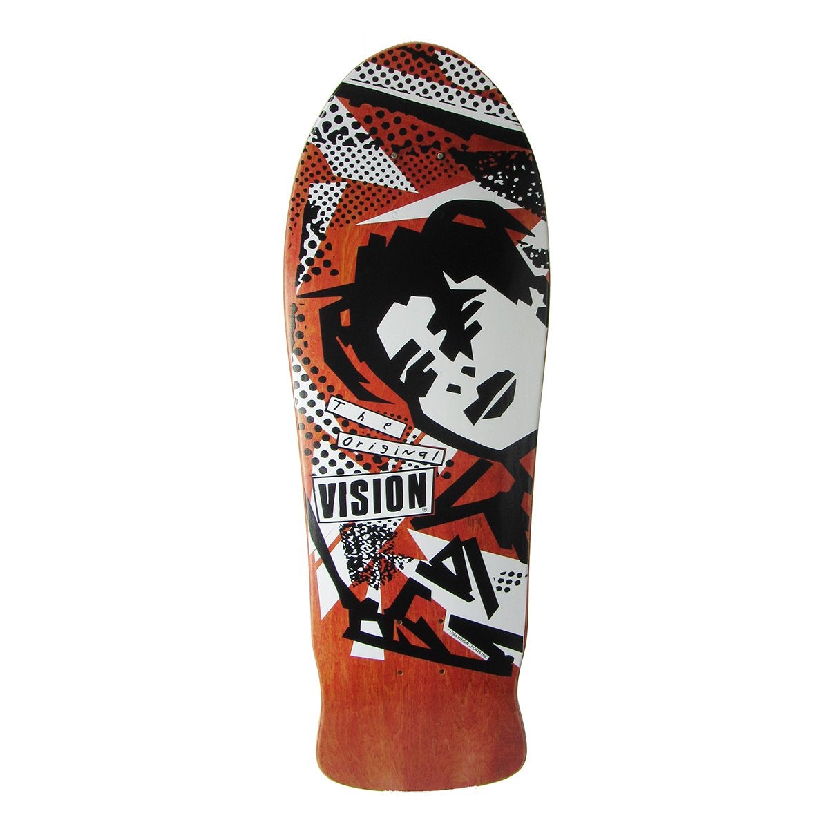 Vision Skateboards Deck Mark Gonzales Orange Stain 10" Reissue