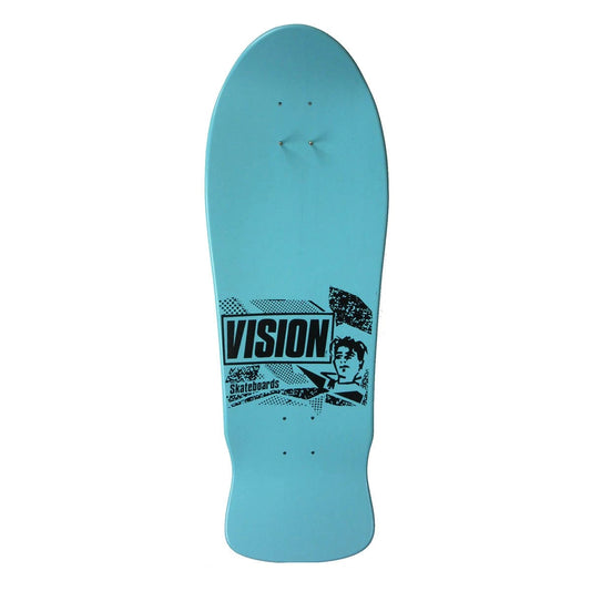 Vision Skateboards Deck Mark Gonzales Turquoise Dip 10" Reissue