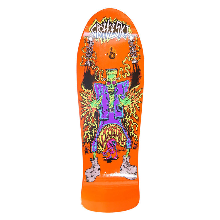 Vision Skateboards Deck Groholski Frankenstein Orange 10.25" Reissue
