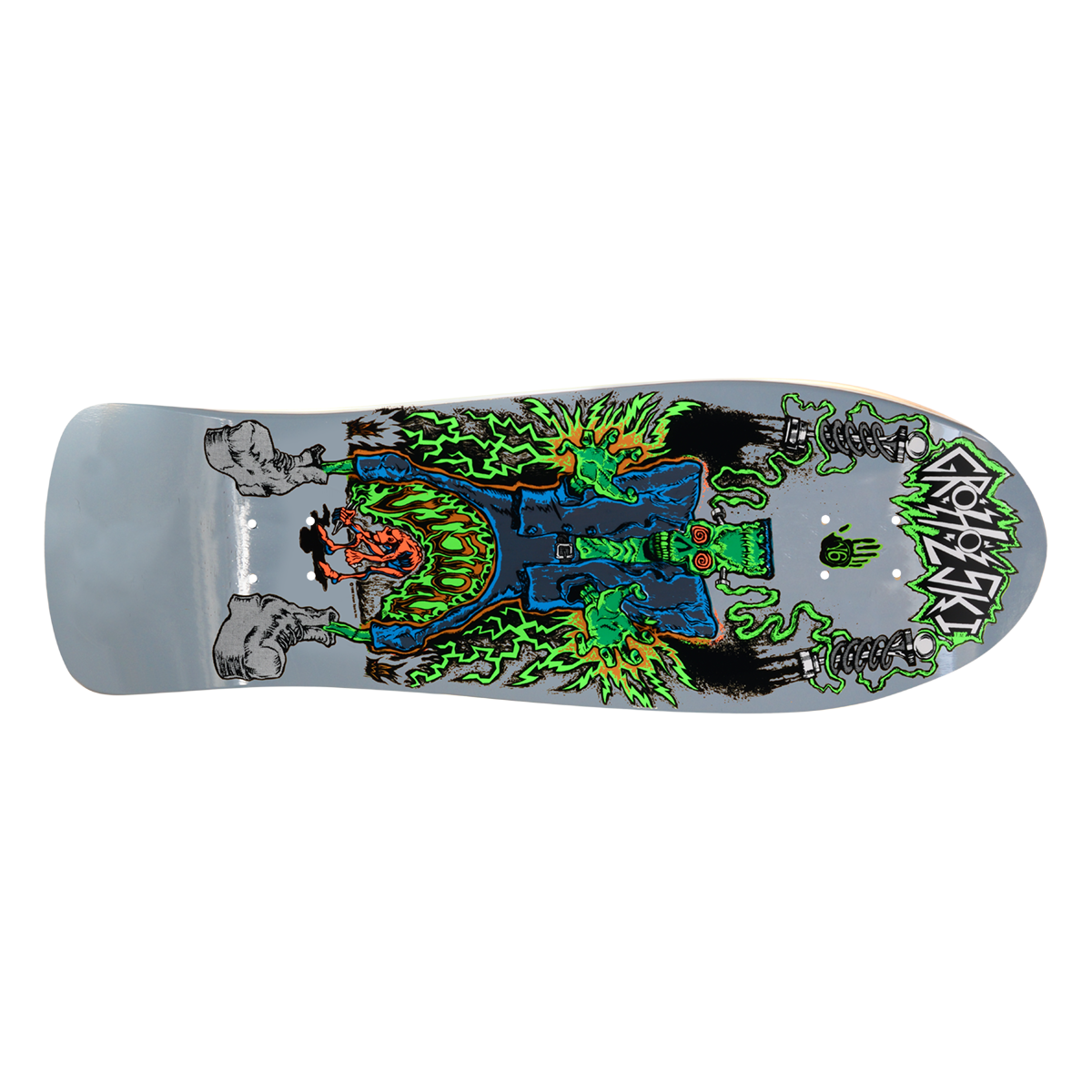 Vision Skateboards Deck Groholski Frankenstein Grey 10.25" Reissue