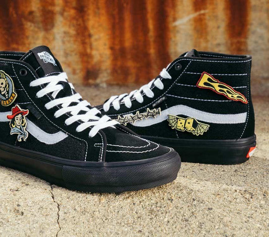 Vans Shoes SKATE Sk8-Hi x Elijah Berle Black Black US SIZE Skateboard Sneakers