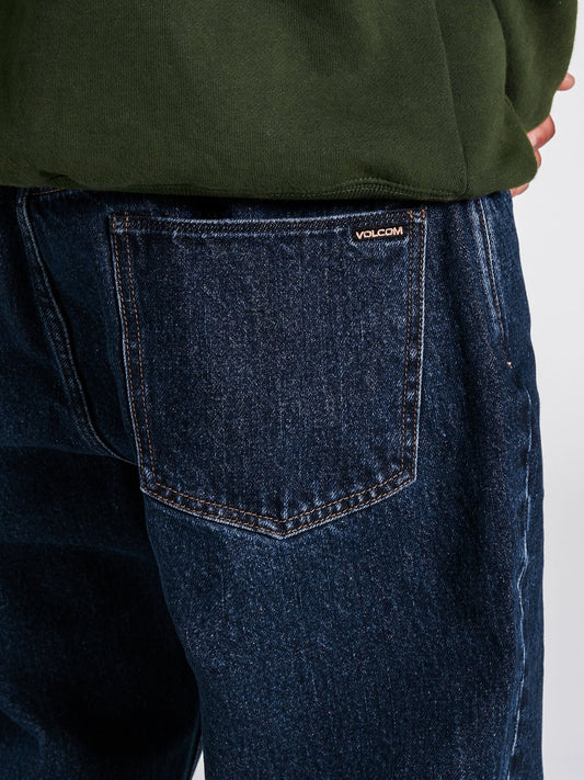 Volcom x Louie Lopez Jeans Tapered Denim Blue Rinse Skateboard Pants