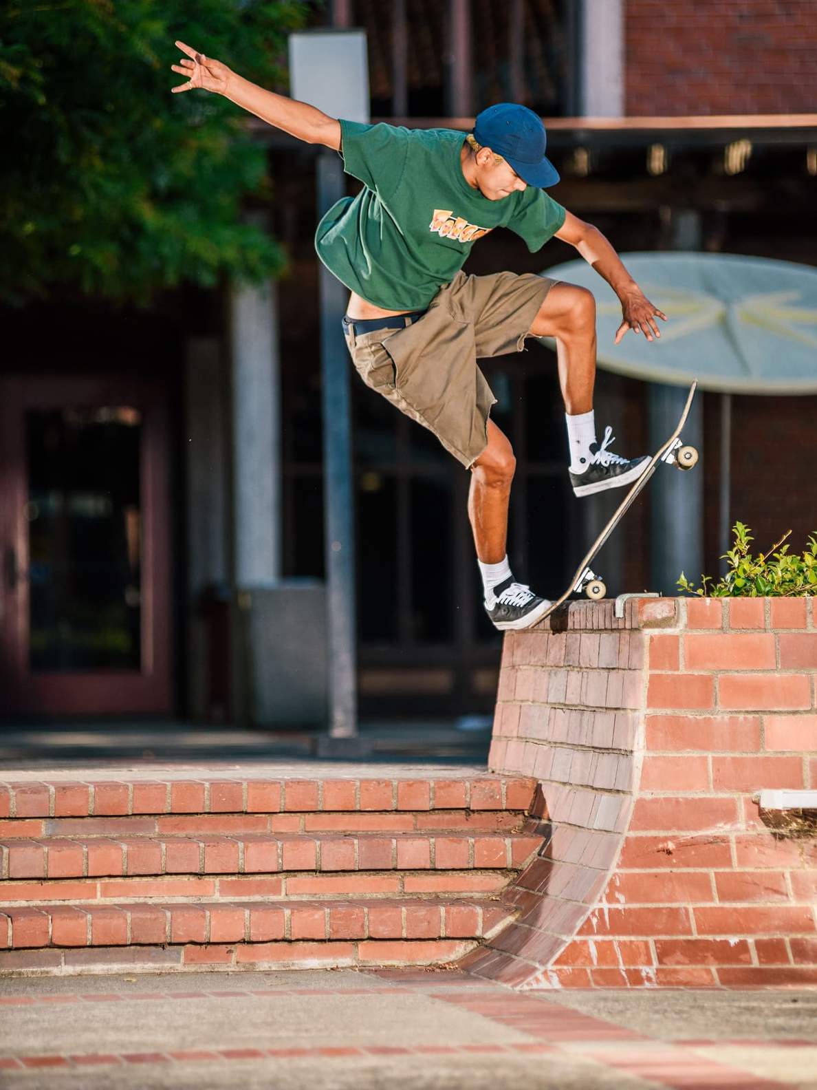 Volcom x Louie Lopez Tee Faces Forest Skateboard T-Shirt