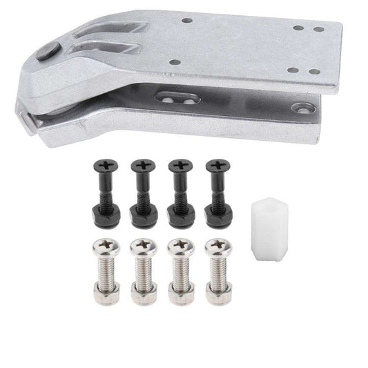 Kingpin Surfskate Adapter - Raw Silver (Turn Any Skateboard Into a Surf skate)
