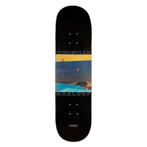 WKND Skateboard Deck Christian Maalouf Fire In The Pipe 8.5"