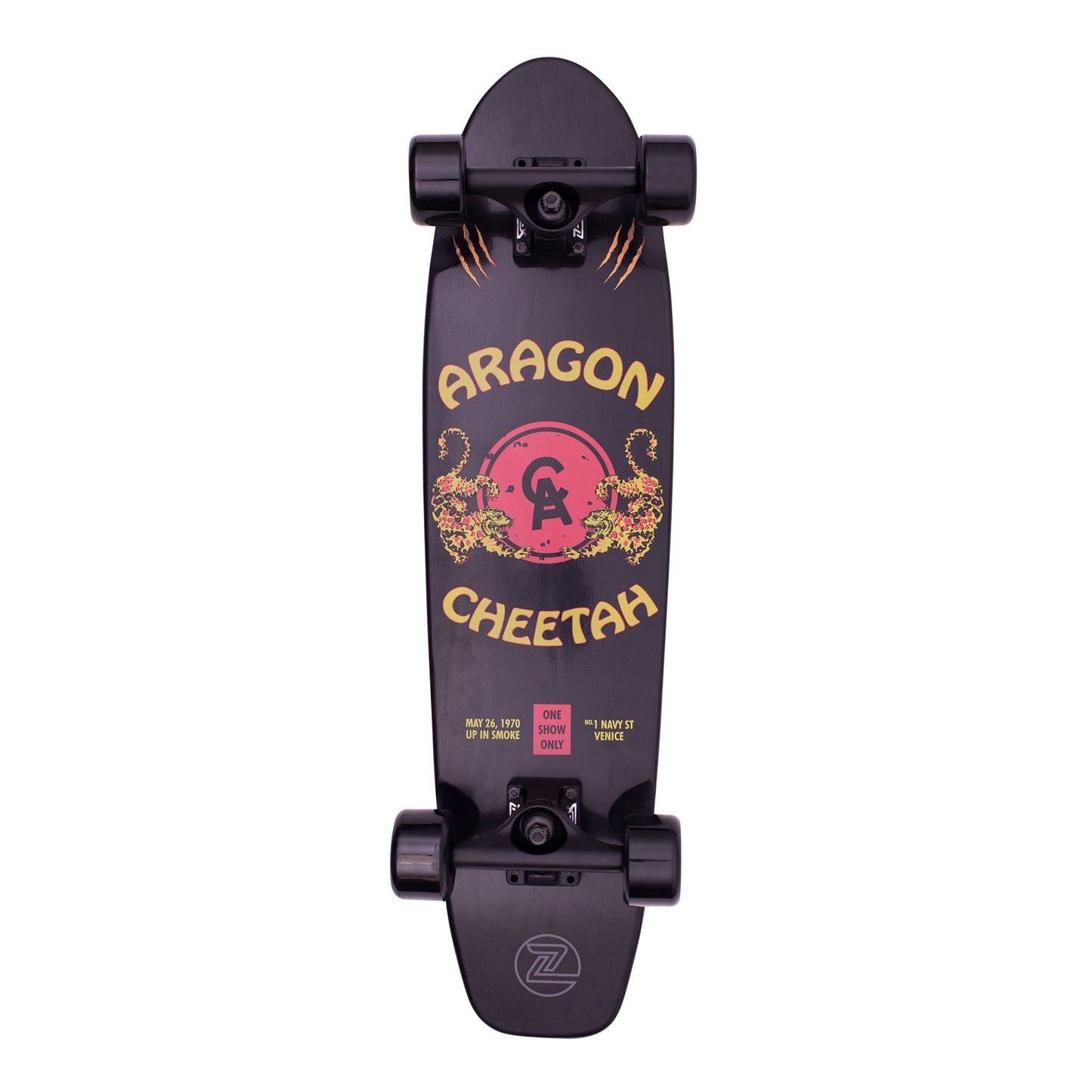 Z-Flex Skateboard Complete Aragon Cheetah 29" Cruiser Zflex