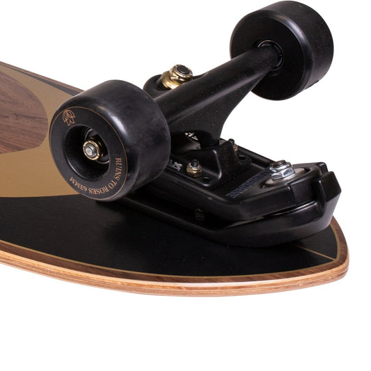 Z-Flex Skateboard Complete Ruins to Roses Surfskate Fish 31" Cruiser