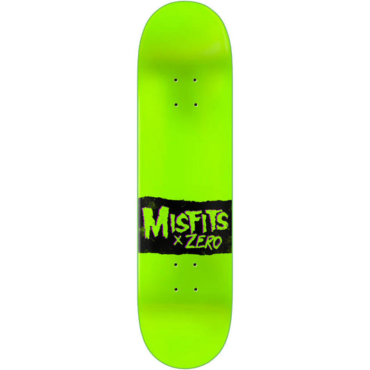 Zero Skateboard Deck x MISFITS Evil Eye Black/Green 8.25" (Limited Edition)