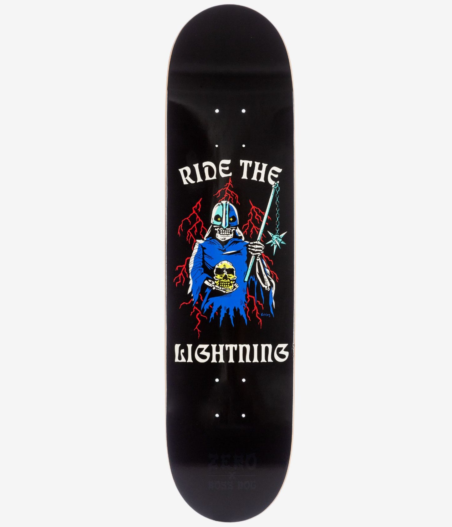Zero Skateboard Deck Burman Ride The Lightning 8 Boss Dog Collab