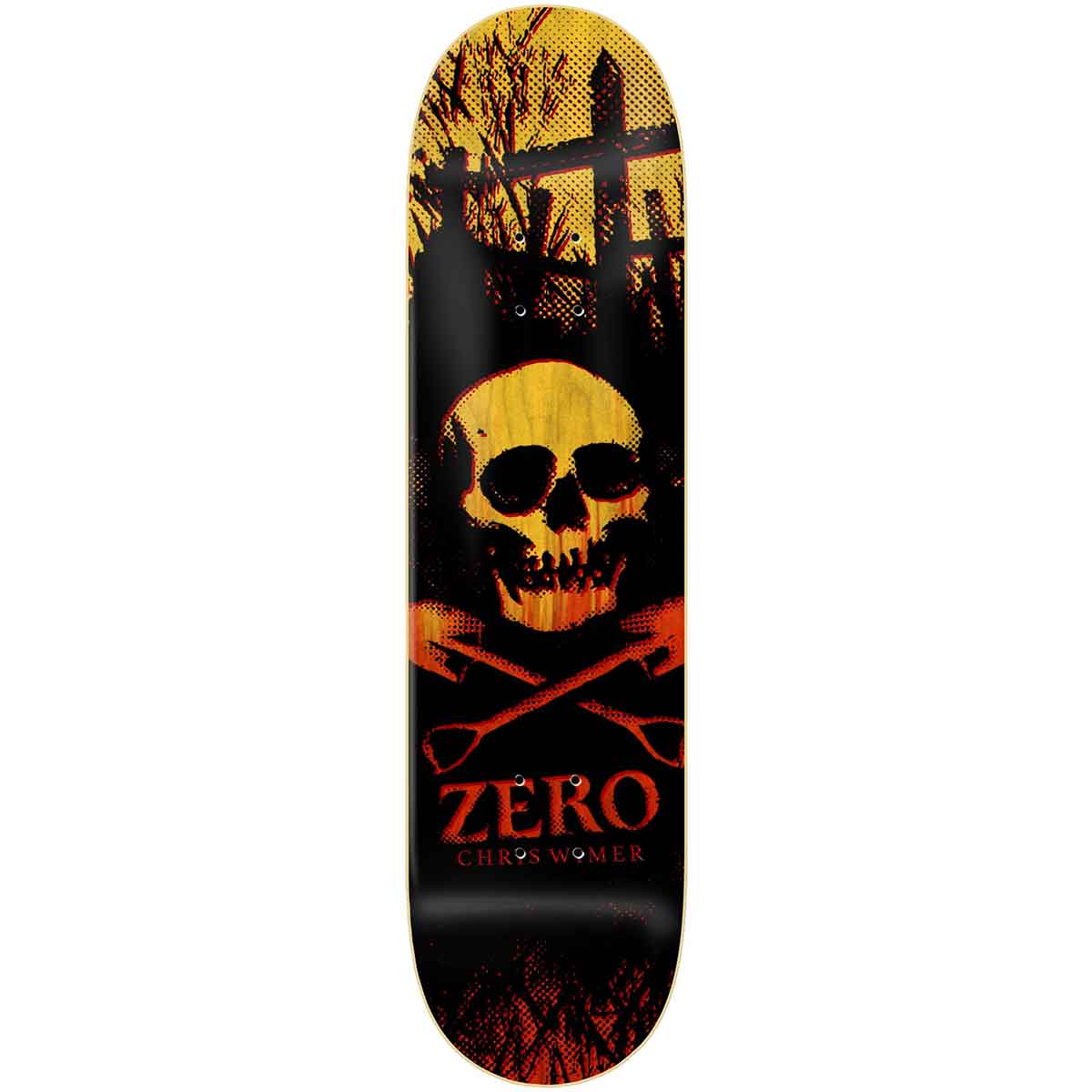 Zero Skateboard Deck Shallow Grave Chris Wimer 8.5"
