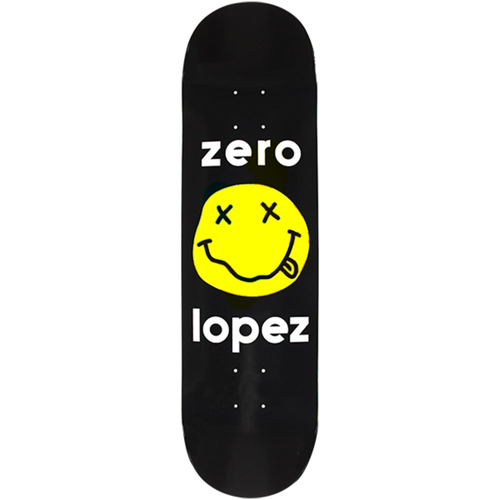 Zero Skateboard Deck Smiley Adrian Lopez 8 25