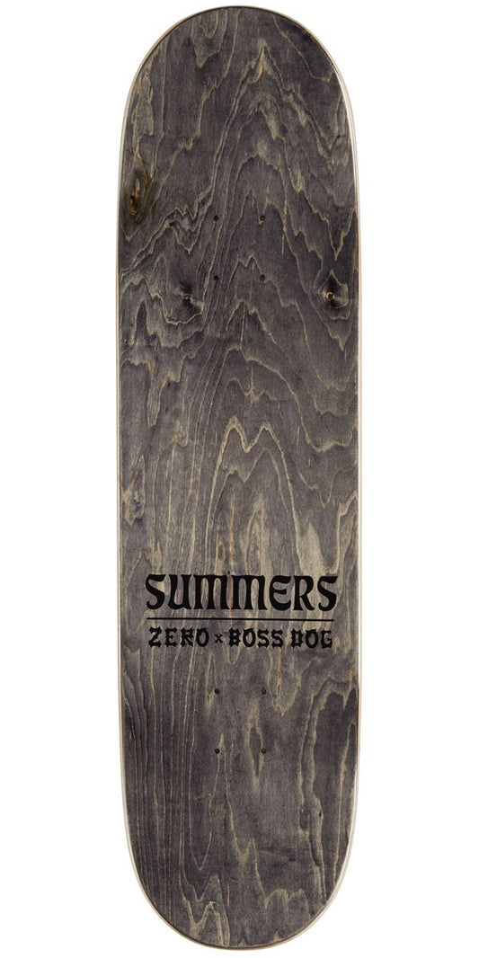 Zero Skateboard Deck Summers Shows No Mercy 8.5" (BOSS DOG x Gabbers)