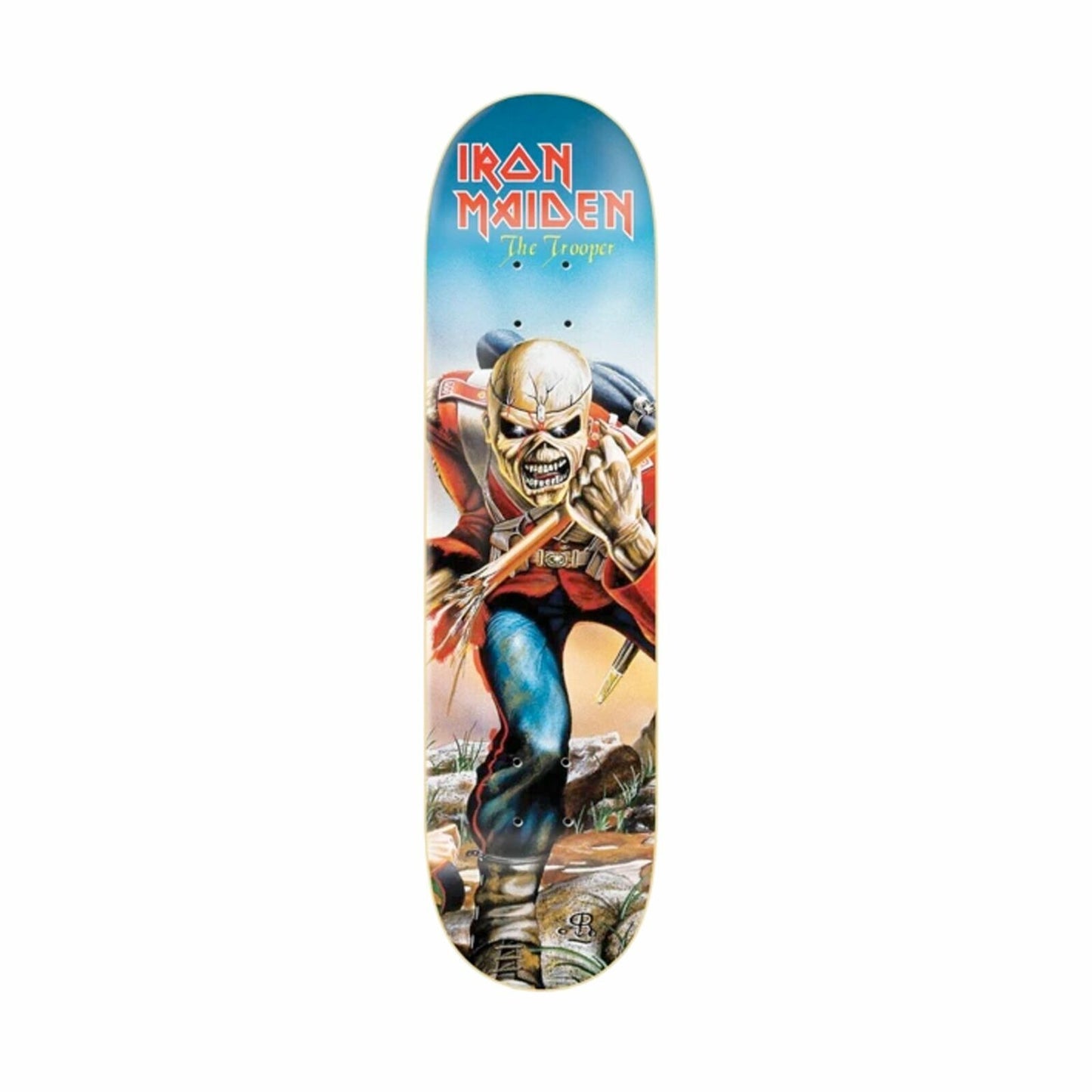 Zero Skateboard Deck X Iron Maiden The Trooper 8 25 Limited Edition