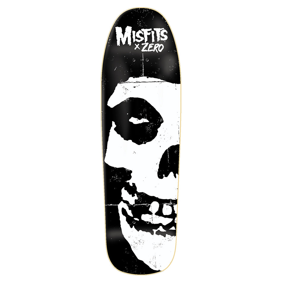 Zero X Misfits Skateboard Deck Fiend Skull Black 9 25 Shaped Limited Edition