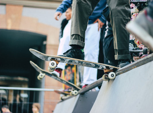 person playing skateboards