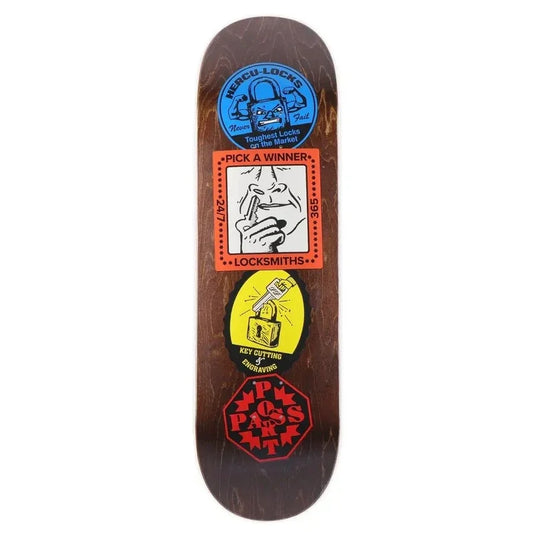 Passport Coaster Series Locksmith Skateboard Deck 8.8