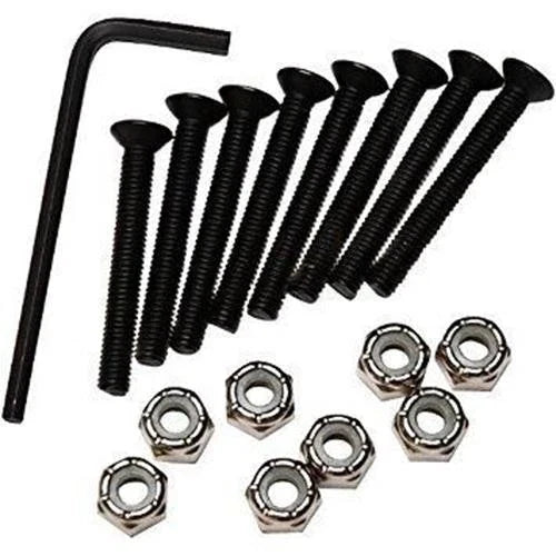 Sunday Hardware Skateboard Bolts 1.5 – Black