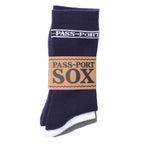 Pass Port Hi Sox 3 Pack Multi Navy White Grey