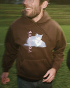 Aerosol Skateboards Tibbles Hoodie Brown
