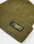 Anti Hero Beanie Stock Eagle Label Olive Osfa Skateboard Headwear