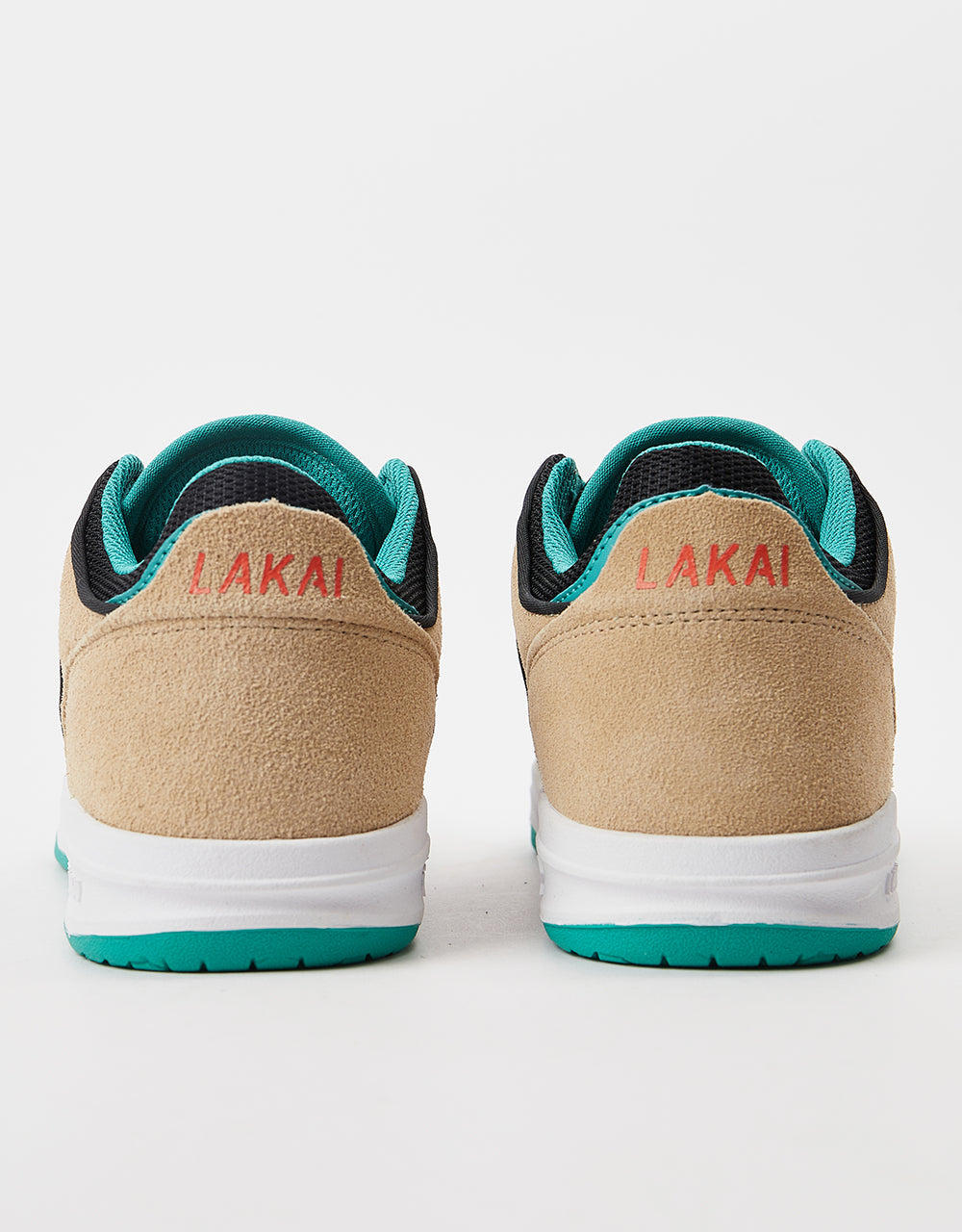 Lakai Shoes Telford Low Tan Black Suede US SIZE Skateboard Sneakers