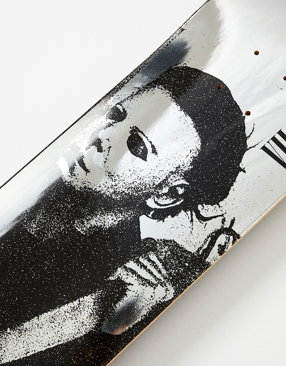 Primitive Skateboard Deck Villani Halloween 8.25" Silver Foil