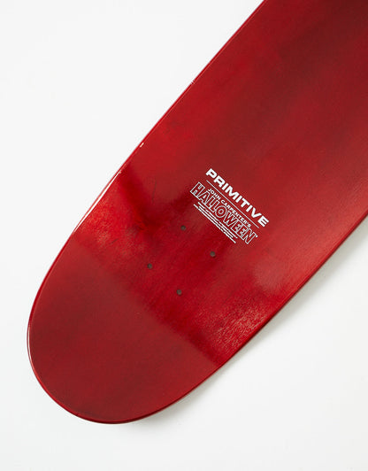 Primitive Skateboard Deck Villani Halloween Egg 9.125" Blood Red