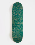 Krooked Skateboard Deck Flock Green 8 38