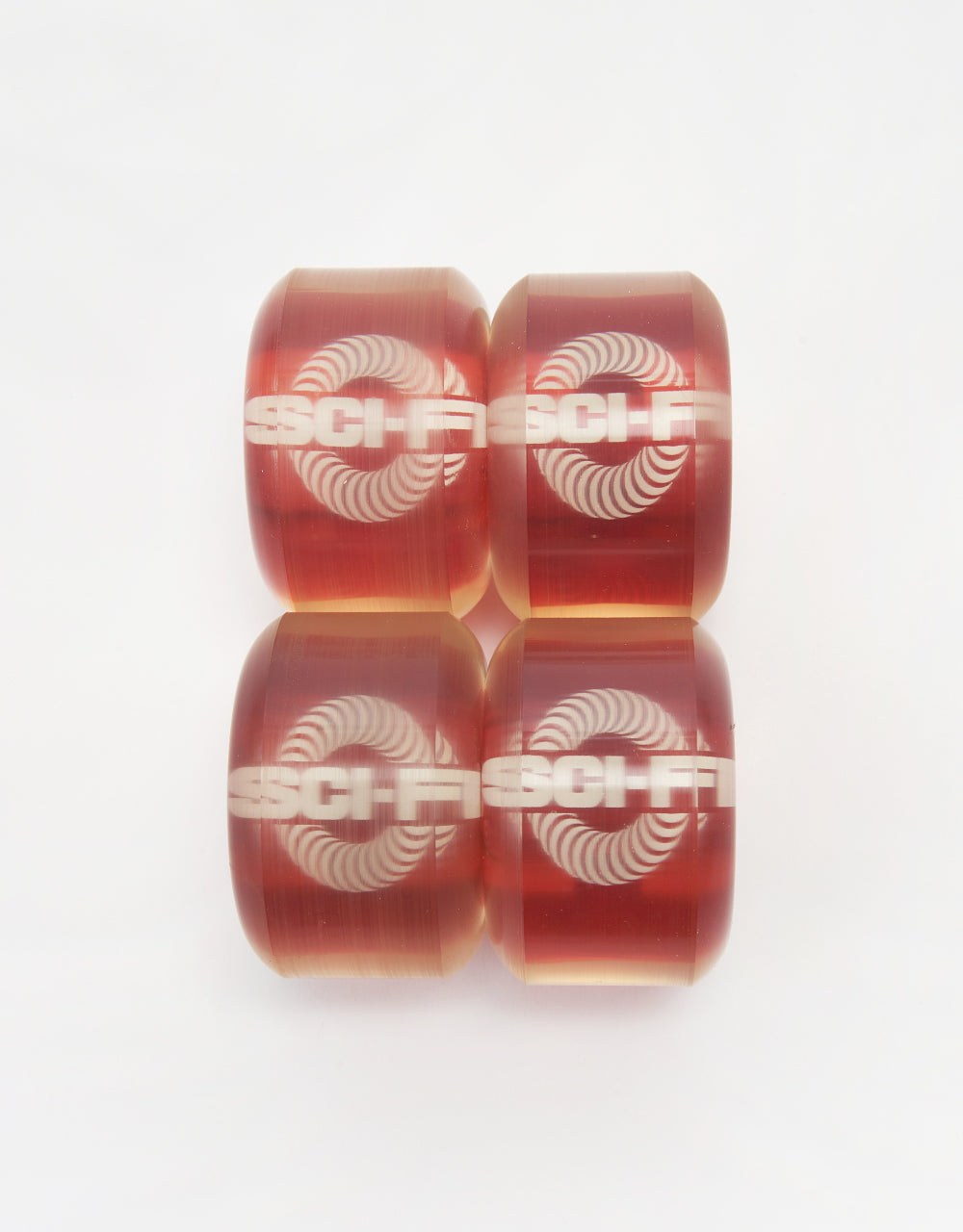 Spitfire Wheels Sapphire x Sci-Fi Fantasy Clear Orange 58mm 90d