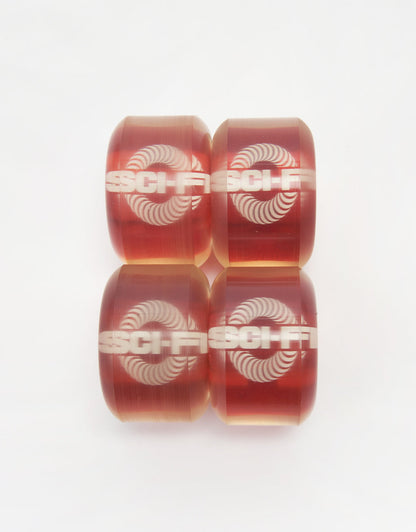 Spitfire Wheels Sapphire x Sci-Fi Fantasy Clear Orange 58mm 90d