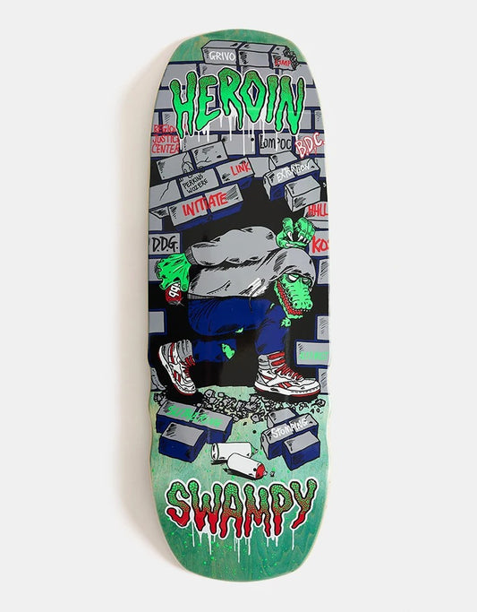 Heroin Swampy Stomp Skateboard Deck 10.5"