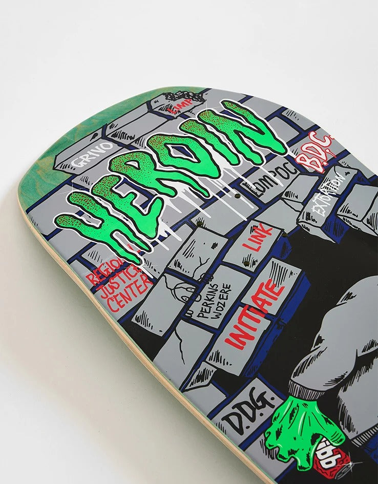 Heroin Swampy Stomp Skateboard Deck 10.5"
