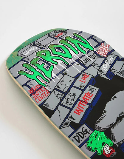 Heroin Swampy Stomp Skateboard Deck 10.5"