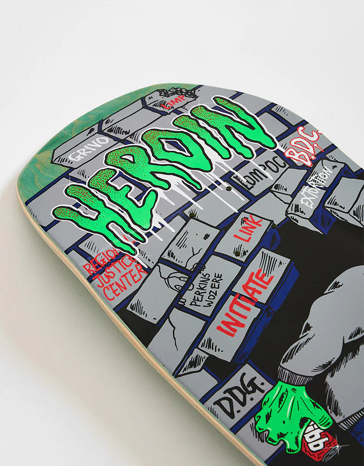 Heroin Swampy Stomp Skateboard Deck 10.5"