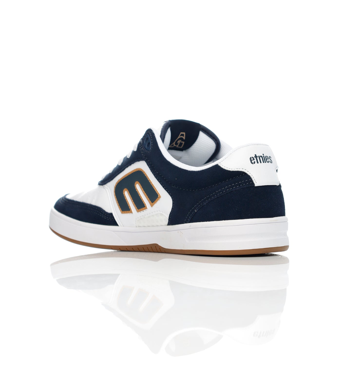 Etnies Shoes Aurelien Michelin White Navy Gold US SIZE Skateboard Sneakers