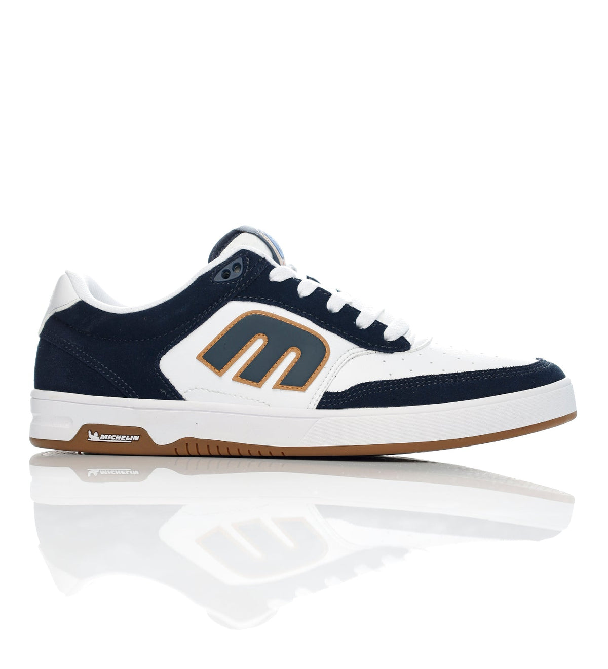 Etnies Shoes Aurelien Michelin White Navy Gold Us Size Skateboard Sneakers