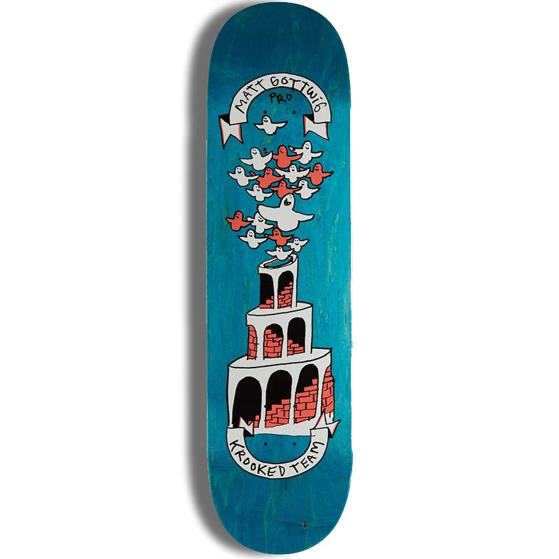 Krooked Skateboard Deck Matt Gottwig Debut Pro Model 8 25