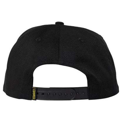 Krooked Cap Krooked Eyes Snapback Black White Skateboard Hat
