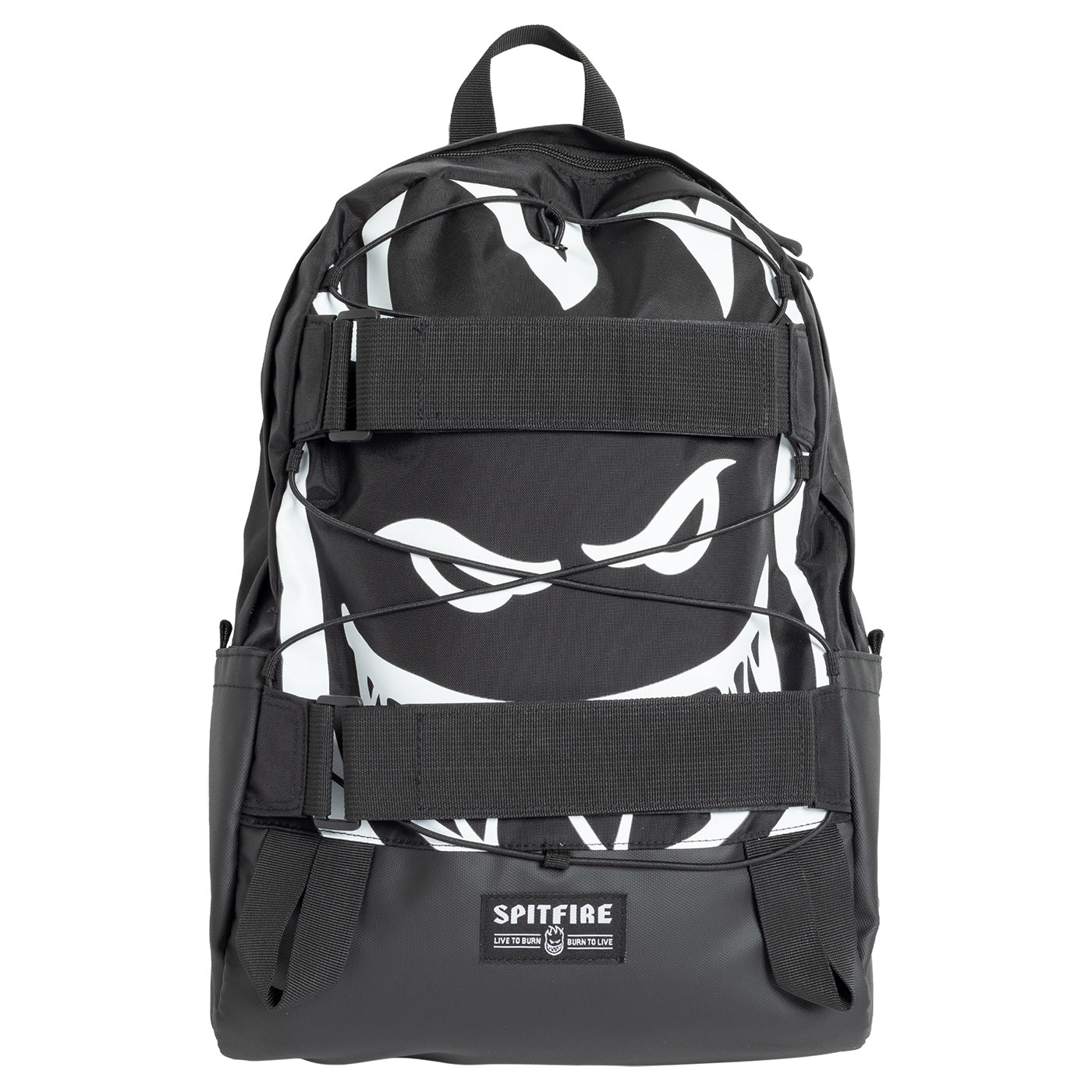Spitfire Backpack Bighead Day Black Skateboard Straps School Travel Skate Bag