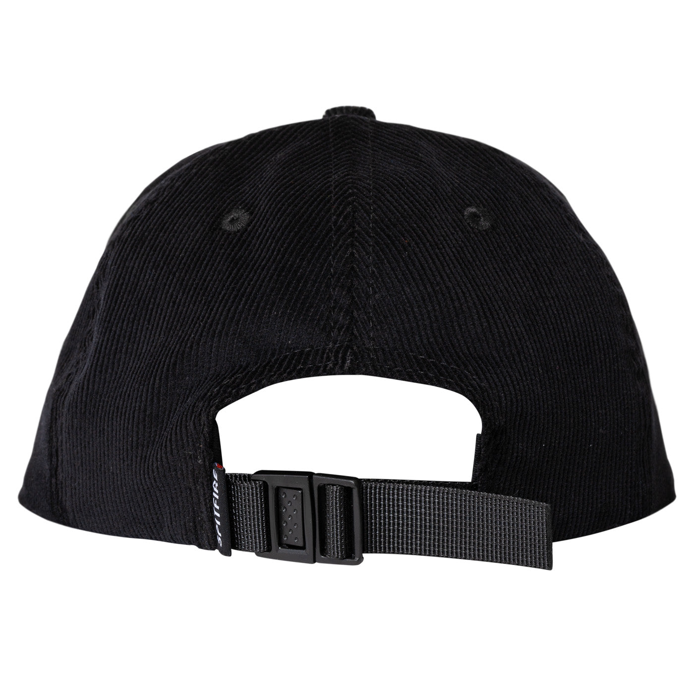 Spitfire Wheels Cap LiL Bighead Strapback Black Corduroy Skateboard Hat