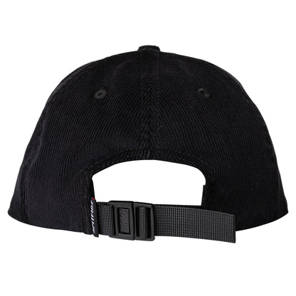 Spitfire Wheels Cap LiL Bighead Strapback Black Corduroy Skateboard Hat