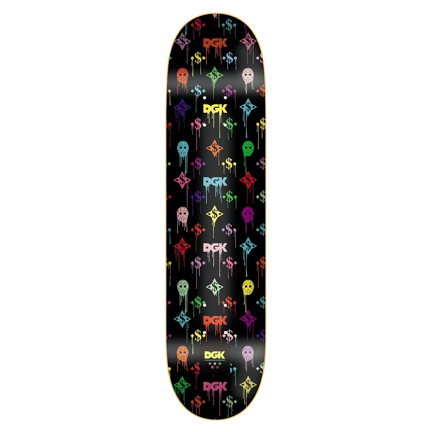 DGK Skateboard Deck Monogram Lenticular 8.25" (Dirty Ghetto Kids)