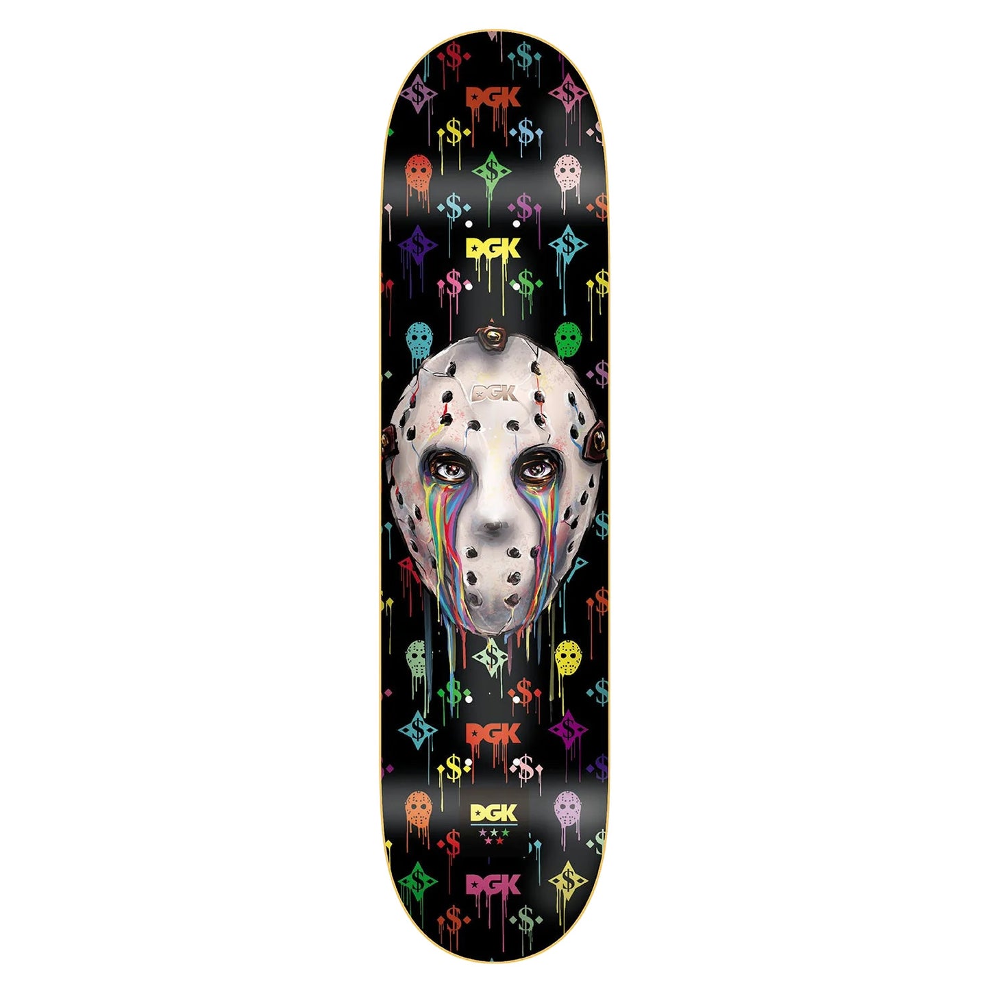 DGK Skateboard Deck Monogram Lenticular 8.25" (Dirty Ghetto Kids)