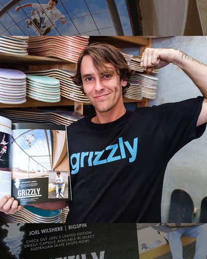 Grizzly Grip Tape X Joel Wilshere Pro Model Full Skateboard Deck Griptape