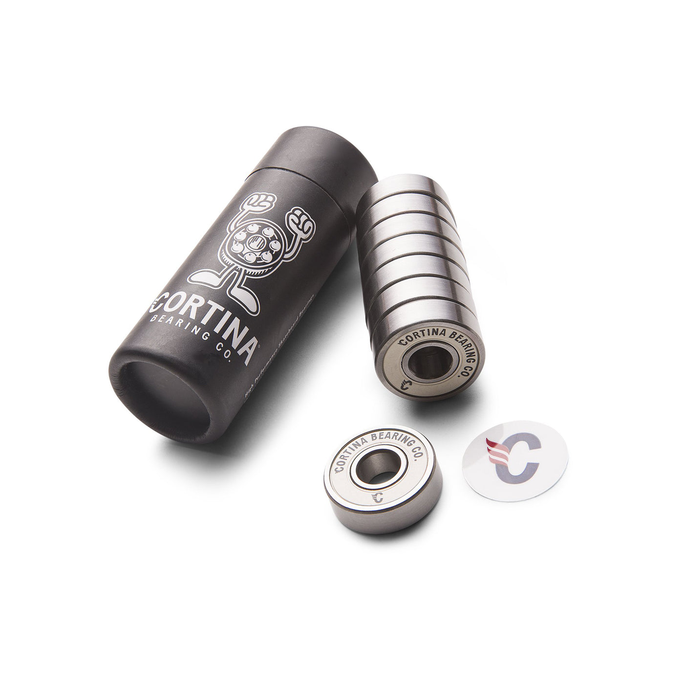 Cortina Skateboard Bearings C CLASS Premium Black