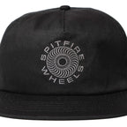 Spitfire Wheels Cap Classic 87 Swirl Black Grey Snapback Skateboard Hat