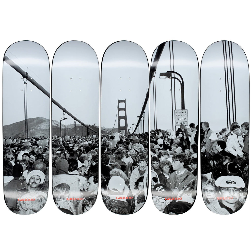 Full Set Of Gx1000 Skateboards Bridge Collection Series 5 Limited Edition Decks