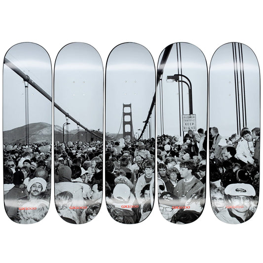 Full Set Of Gx1000 Skateboards Bridge Collection Series 5 Limited Edition Decks
